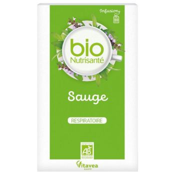 Infusion sauge respiratoire bio Vitavea - bo&icirc;te de 20 sachets
