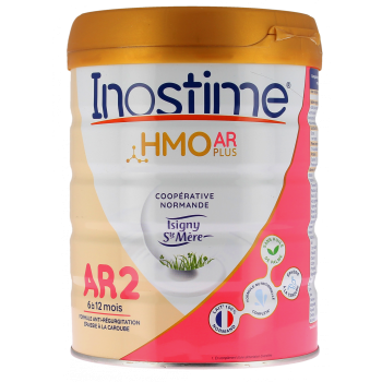 Inostime AR 2 HMO lait 6 &agrave; 12 mois Biostime - pot de 800g