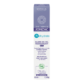 Jonzac rehydrate+ baume en gel ressour&ccedil;ant nuit L&eacute;a Nature - flacon 40 ml