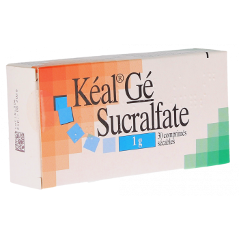 K&eacute;al G&eacute; Sucralfate 1g - bo&icirc;te de 30 comprim&eacute;s s&eacute;cables