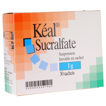 K&eacute;al Sucralfate 1g suspension buvable - bo&icirc;te de 30 sachets