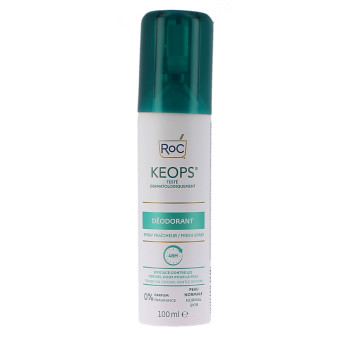 Keops d&eacute;odorant spray fra&icirc;cheur 48h Roc - spray de 100ml