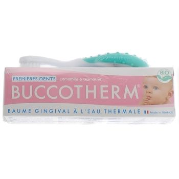 Kit Premi&egrave;res dents bio 0 &agrave; 2 ans Buccotherm - un tube de 50ml + une brosse &agrave; dents
