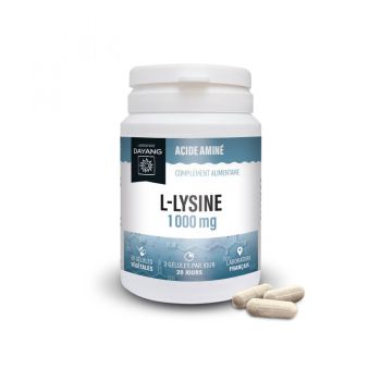 L-Lysine 1000mg Dayang - pot de 60 g&eacute;lules