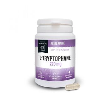 L-tryptophane 200mg Dayang - pot de 30 g&eacute;lules