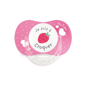 Sucette silicone anatomique +18 mois Luc et L&eacute;a - une sucette