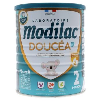 Lait 2&egrave;me &acirc;ge Expert Douc&eacute;a Modilac - pot de 820 g