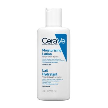 Lait hydratant peaux s&egrave;ches CeraVe - flacon de 88 ml