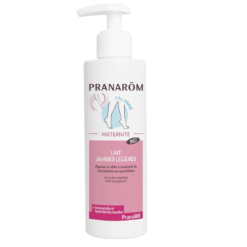 Lait jambes l&eacute;g&egrave;res maternit&eacute; Pranar&ocirc;m - flacon-pompe de 200ml