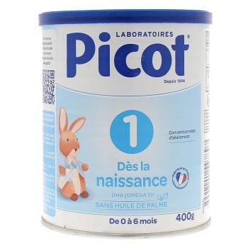 Lait poudre 1er &acirc;ge standard Picot - boite de 400g