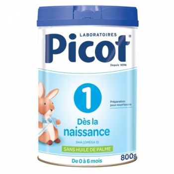 Lait poudre 1er &acirc;ge standard Picot - boite de 800g