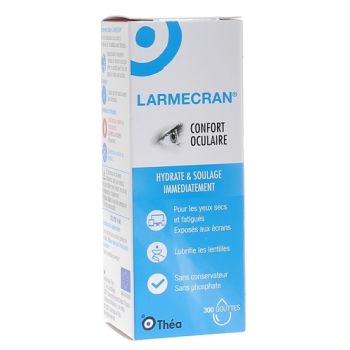 Larmecran Gouttes confort oculaire Th&eacute;a - flacon de 10ml