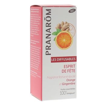Les Diffusables Esprit de f&ecirc;te bio Pranar&ocirc;m - flacon de 30ml