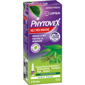Phytovex nez tr&egrave;s bouch&eacute; Upsa - Spray de 15 ml