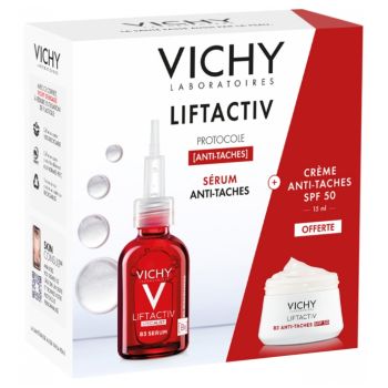 LiftActiv Specialist B3 S&eacute;rum taches brunes & rides + B3 Anti-Dark Spots Cr&egrave;me SPF50 15 ml offerte Vichy - coffret de 2 produits