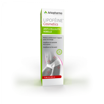Lipof&eacute;ine Cosmetics anti-cellulite rebelle Arkopharma - tube de 200 ml