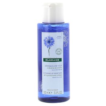 Lotion florale d&eacute;maquillante au bleuet apaisant Klorane - Flacon de 100ml