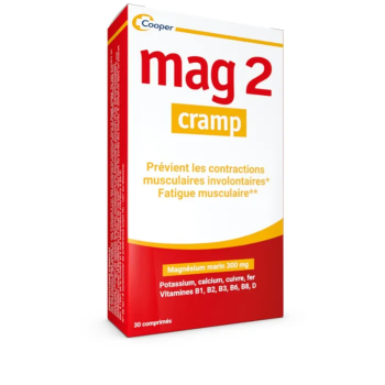 Mag 2 Cramp magn&eacute;sium marin - boite de 30 comprim&eacute;s