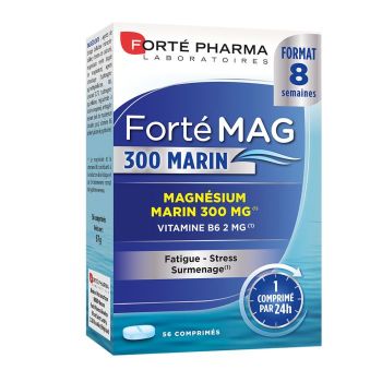 Magn&eacute; marin 300 Fort&eacute; Pharma - bo&icirc;te de 56 comprim&eacute;s