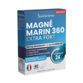 Magn&eacute; marin 360 extra fort Santarome - boite de 45 comprim&eacute;s