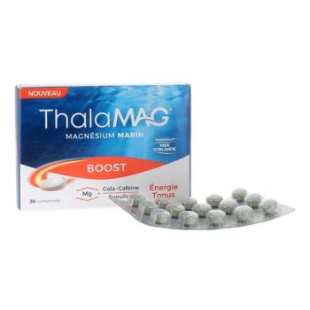 Magn&eacute;sium marin boost Thalamag - boite de 30 comprim&eacute;s