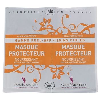 Masque Protecteur Nourissant Bio Gamme Peel-Off Secrets des F&eacute;es - 2 masques de 8 g