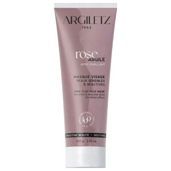 Masque argile rose peaux sensibles pr&ecirc;te &agrave; l'emploi Argiletz - tube de 100 g
