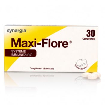 Maxi-flore syst&egrave;me immunitaire Synergia - boite de 30 comprim&eacute;s