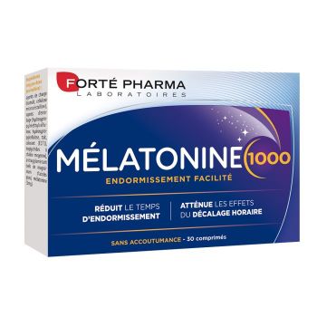 M&eacute;latonine 1000 Fort&eacute; pharma - bo&icirc;te de 30 comprim&eacute;s