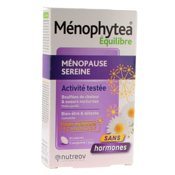 M&eacute;nophytea m&eacute;nopause sereine Nutreov - boite de 30 comprim&eacute;s