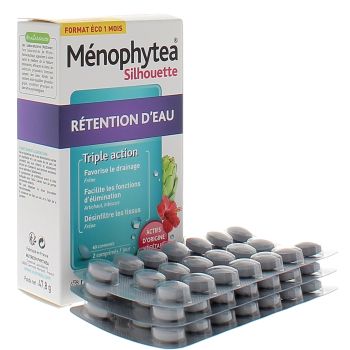 M&eacute;nophytea silhouette r&eacute;tention d'eau - boite de 60 comprim&eacute;s
