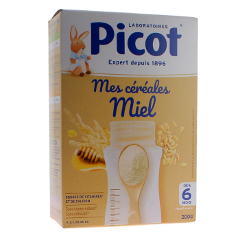 Mes c&eacute;r&eacute;ales miel Picot - boite de 200g