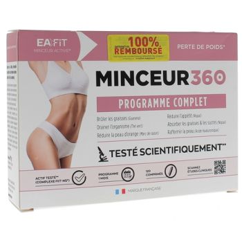Minceur 360 programme complet Eafit - bo&icirc;te de 120 comprim&eacute;s