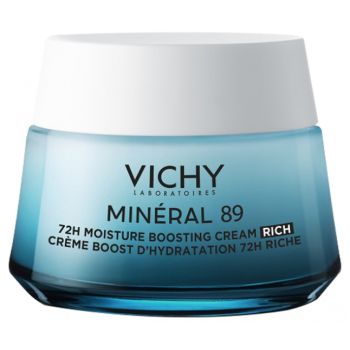 Min&eacute;ral 89 Cr&egrave;me boost d'hydratation 72h riche Vichy - pot de 50 ml