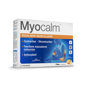 Myocalm &Eacute;quilibre Musculaire 3C Pharma - bo&icirc;te de 20 ampoules