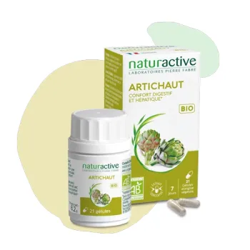 Artichaut bio Naturactive - bo&icirc;te de 21 g&eacute;lules