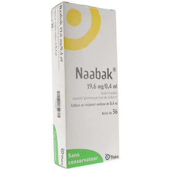 Naabak collyre Th&eacute;a - 36 unidoses