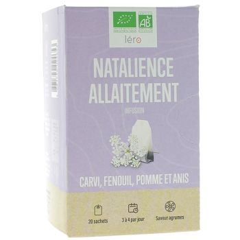 Natalience allaitement infusion bio L&eacute;ro - bo&icirc;te de 20 sachets