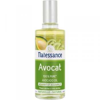 Natessance Huile d'avocat L&eacute;a Nature - flacon de 50 ml