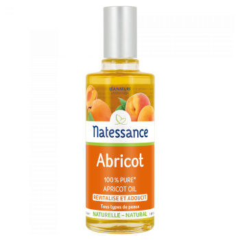 Natessance huile revitalisante abricot L&eacute;a Nature - flacon de 50 ml