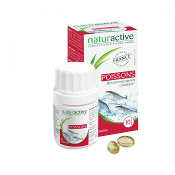 Elusanes Huile de poisson Naturactive - bo&icirc;te de 30 g&eacute;lules