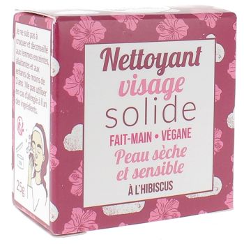 Nettoyant visage peau s&egrave;che et sensible Lamazuna - pain de 25g