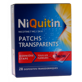 Niquitin 7mg/24 heures - bo&icirc;te de 28 patchs