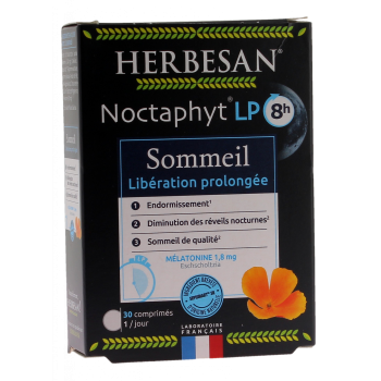 Noctaphyt LP 8h Herbesan - bo&icirc;te de 30 comprim&eacute;s