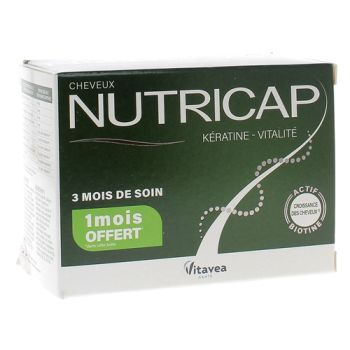 Nutricap k&eacute;ratine vitalit&eacute; Vitavea - boite de 90 capsules