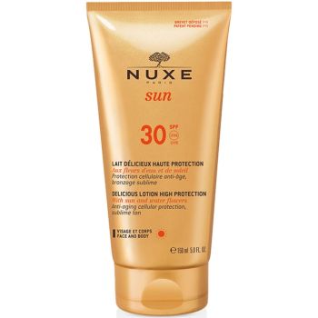 Cr&egrave;me d&eacute;licieuse visage haute protection SPF 30 Nuxe sun - tube de 50 ml