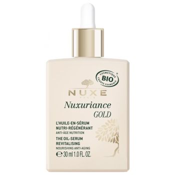 Nuxuriance Gold L'huile-en-s&eacute;rum nutri-r&eacute;g&eacute;n&eacute;rant bio Nuxe - flacon-pipette de 30 ml