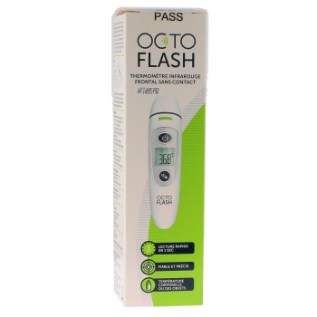 Octoflash thermom&egrave;tre m&eacute;dical frontal sans contact PediAct - un thermom&egrave;tre
