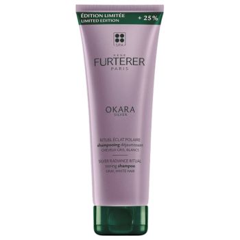 Okara Silver Shampooing d&eacute;jaunissant cheveux blancs &eacute;dition limit&eacute;e Ren&eacute; Furterer - tube de 250 ml