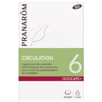 Ol&eacute;ocaps+ 6 Circulation bio Pranar&ocirc;m - bo&icirc;te de 30 capsules